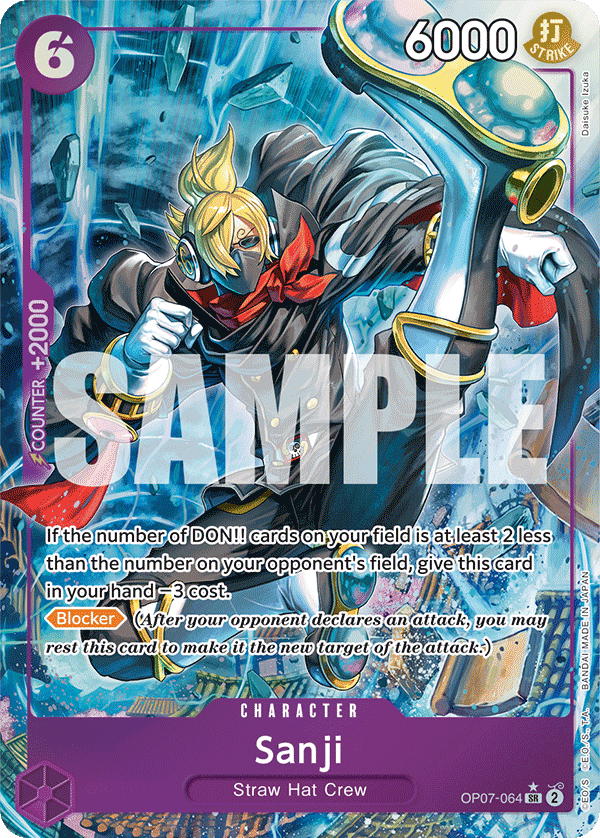 OPTCG | Products | [OP07-064_p1] Sanji (Parallel)