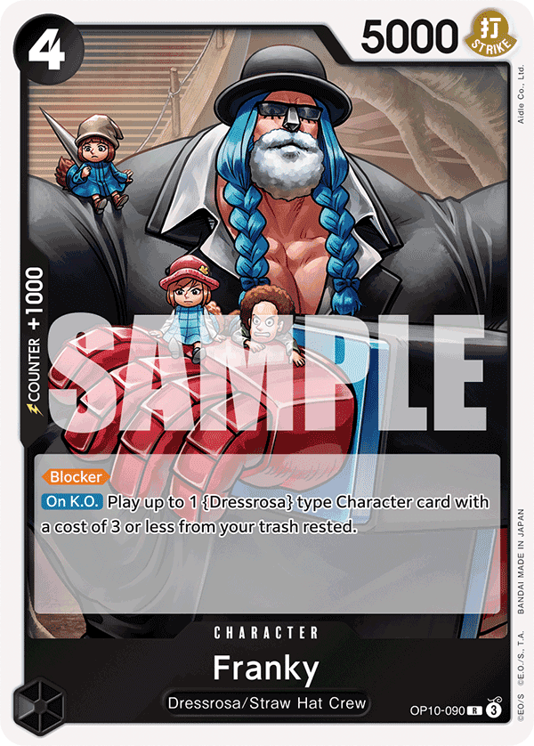 OPTCG | Products | [OP10-090] Franky