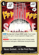 Never Existed... in the First Place...